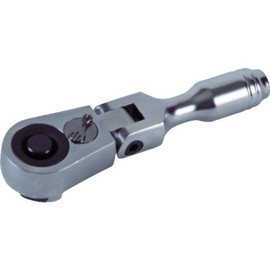 TRUSCO TSFRH3 Oscillating Short Ratchet Handle, 0.4 inches (9.5 mm)