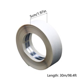 Generic Seam Masking Tape, 30 m x 5 cm, Plasterboard Edge Protection Tape, Plasterboard Joint Tape, Aluminium Strips in Connection for Plasterboard Seals, Strengths and Strengths for Indoor and