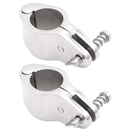 2 x Marine Pipe Clamps 22mm with Pin Stainless Steel Jaw Slider Marine Hardware Hardware Awning Clamp Deck Hardware for Boat Bimini Top Jaw Slider Hinge