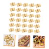 HOMSFOU 30 Pcs Box Mini Hinge Hinges for Kitchen Cabinets