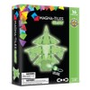 Magna-Tiles Glow - Juego de construcción magnética de 16 Piezas,