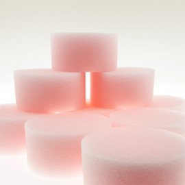 Senjo Color Make-Up Sponge Set of 10 I Fine-Pored Small Makeup Sponge - Theatre, Carnival, Body Painting I 6 cm Diameter, 3 cm Thick