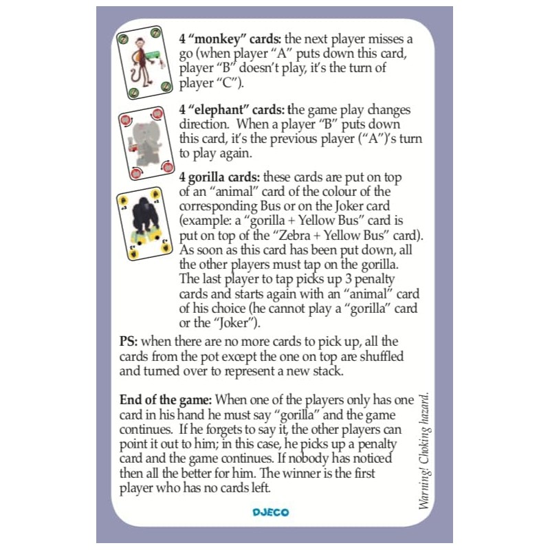 Djeco DJ05123 Spielkarten, gemischt