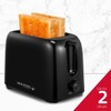 Holstein Housewares - 2-Slice Toaster with 6 Browning Control Settings,