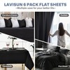 Flat Sheets only,6 Pack Bulk Top Sheets for Massage Table,