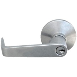Seco-Larm Enforcer Rim-Type Exit Device, Entry Lever Trim (SD-962HL-4A)