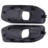 MOTOKU Front Driver and Passenger Side Fog Light Bezel Cover