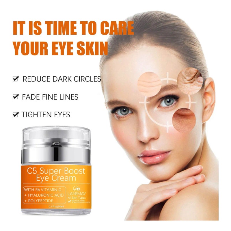 Crema Reafirmante Ojos 50ml Contra Arrugas Bolsas