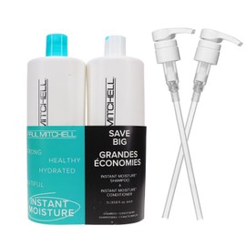 Paul Mitchell Instant Moisture Shampoo and conditioner 33.8 oz with two pumps