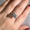 Mnyixsi Fashion 925 Sterling Silver CZ Stone Ring for Women,