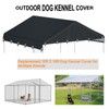 Ddeman Outdoor Dog Kennel Cover 10'W x 10'L Made of