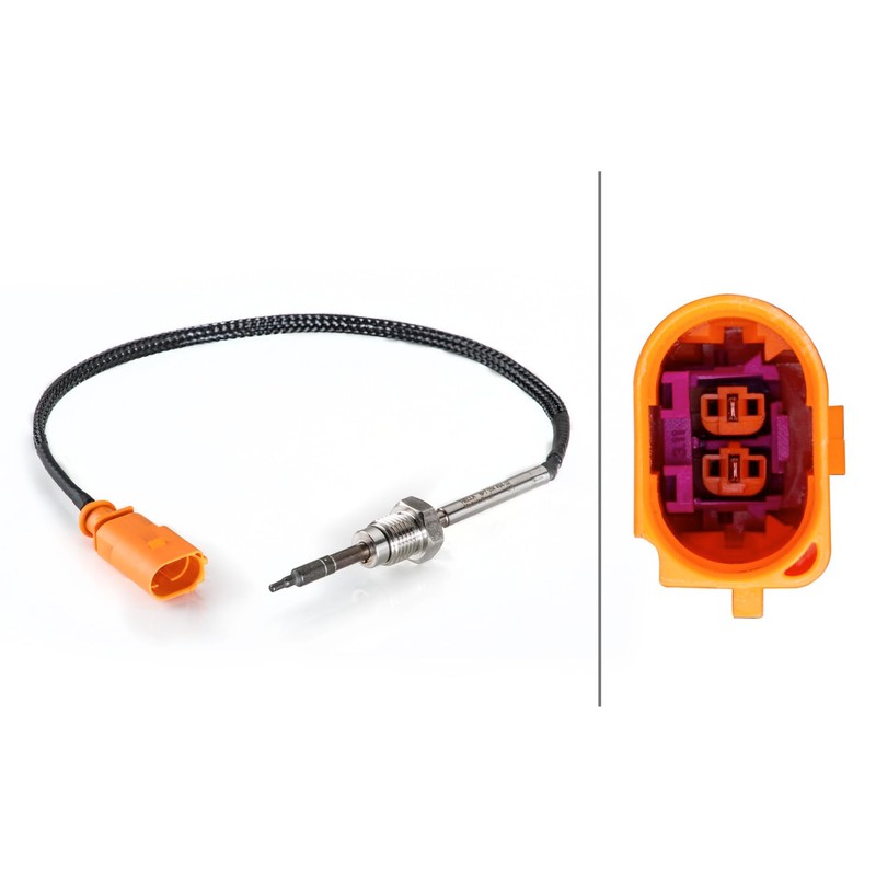 HELLA 6PT 014 494-321 Sensor, exhaust gas temperature - 2-pin