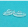 Primadonna Silicone Oval 13mm Nose Pads New Clear