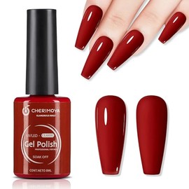 CHERIMOYA Esmalte Gel Alta Pigmentación UV/LED 8ML-Rojo Clásico
