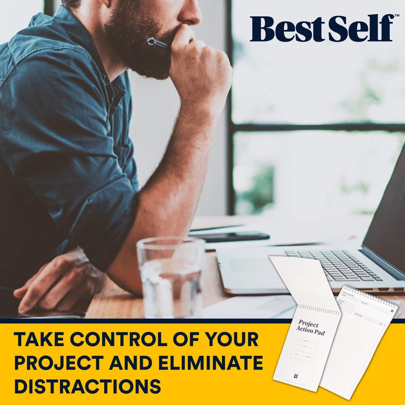 BestSelf Project Action Pad - Daily Task Planner, To-Do List