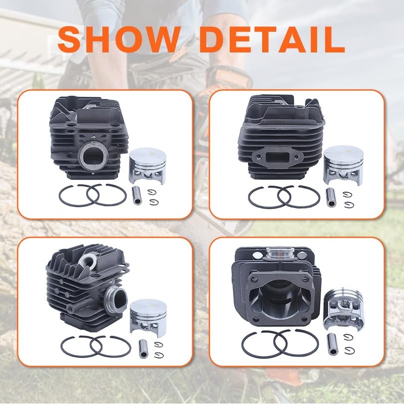 Mtanlo For Stihl MS200, MS200T, 020T For Chainsaw, 40mm Cylinder