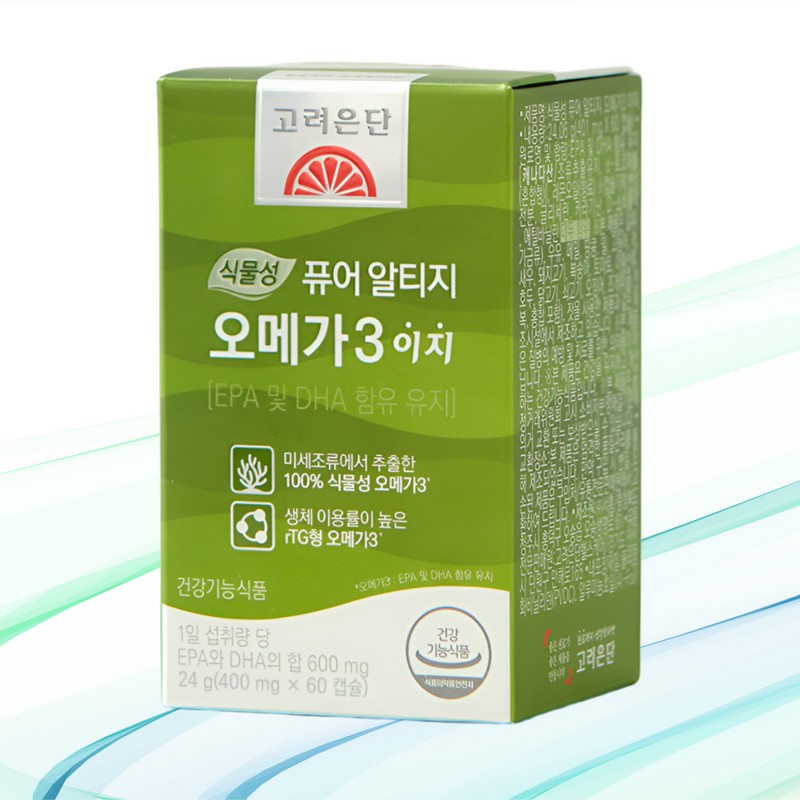 Goryeo Eundan Korea Eundan rTG Omega 3 Easy Vegetable 60