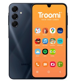 Troomi Phone for Kids and Teens – Galaxy A16 – Parental Controls, GPS Tracking, Text Monitoring & Content Filtering, 10,000+ Apps – Monthly Service and Activation Required