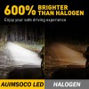 AUIMSOCO H11 H8 H9 LED Headlight Kit High Low Beam