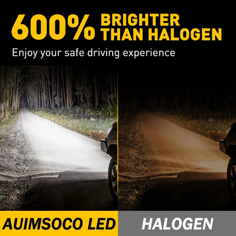 AUIMSOCO H11 H8 H9 LED Headlight Kit High Low Beam