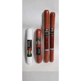 World Famous Margherita Sampler Gift Set - Comes With Two 200z Pepperoni Sticks, One 24oz Genoa Salami Chub & One 24oz Hard Salami Chub