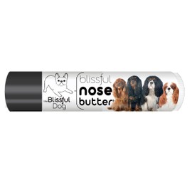 The Blissful Dog Cavalier King Charles Spaniel Nose Butter, Versatile Dog Nose Balm for Dry Nose, Handcrafted Nose Moisturizer, Easy-to-Apply Dog Essentials, Unscented, 0.15 oz.