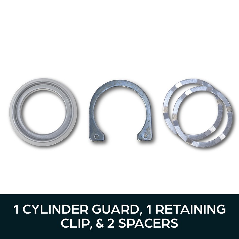 SUMMIT DOORWARE Storefront Door Cylinder Guard | Storefront Lock Guard