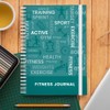 Fitness & Workout Journal/Planner Notebook -Includes Exercise Logs, Body Tracker