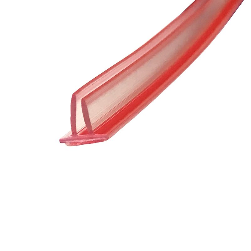 Gordon Glass® Double-Leg Clear Vinyl Seal with Pre-Applied Self-Adhesive Backing