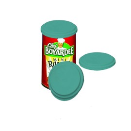 Canned Food Saver Cap 3pack, Fits Multisize Cans, Reusable, Plastic, Secure Snap Seal, Dishwasher Freezer and Food Safe, BPA Free, Durable, Can Topper, Lid, Made in USA (Teal)