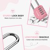 Puroma 1 Pack 2.6 Inch Long Shackle Combination Lock 4