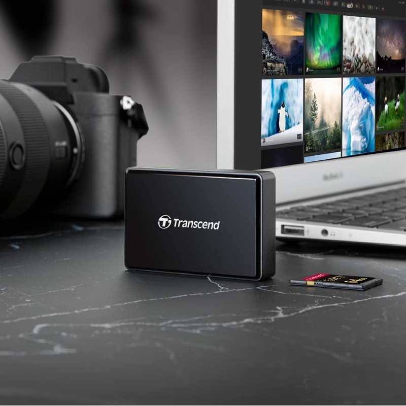 Transcend USB 3.1 Gen 1 Multifunctional Card Reader for USH-II