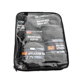 Genérico 9 Uds. Kits de Limpieza para Lavado de Coches, GS de LimpiezaToallasTraposAlmohadilla aplicadoraesponjascepillos de Ruedas para Lavado de... 