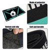 1 Piece Football Training Mat, 4 Pieces Triangular Non-Slip Stickers,