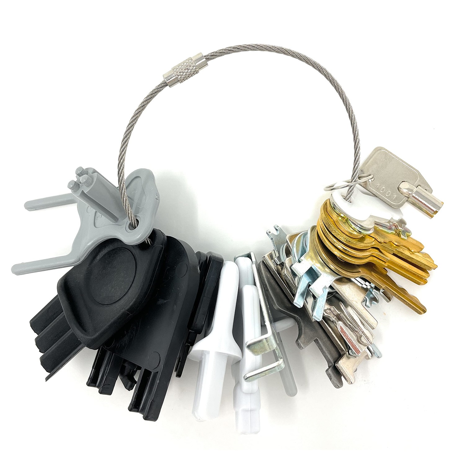 METAL MAGERY Master Dispenser Key Ring Set - 27 Most Popular Paper ...