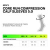 CEP Core Run Compression Calf Sleeves 5.0, Black/Lime, Men, IV