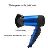 Mini Portable Foldable Hair Dryer Three Gear Quick Dry Household