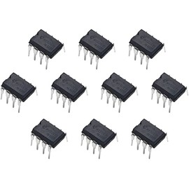 YMS PARTS NE555 Single Bipolar IC Timer (NE555P DIP8)