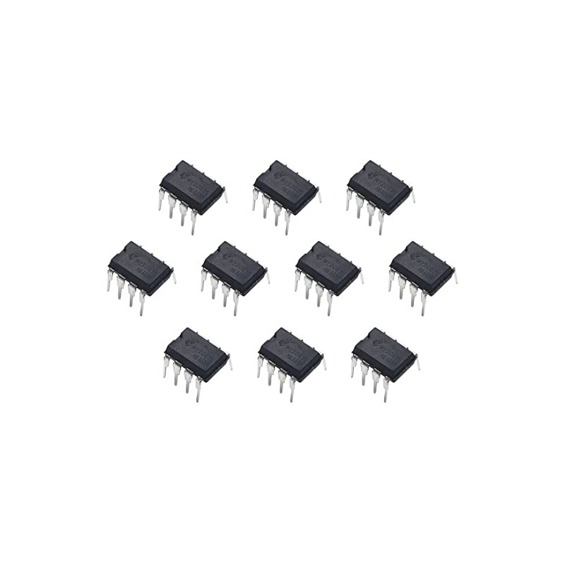 YMS PARTS NE555 Single Bipolar IC Timer (NE555P DIP8)