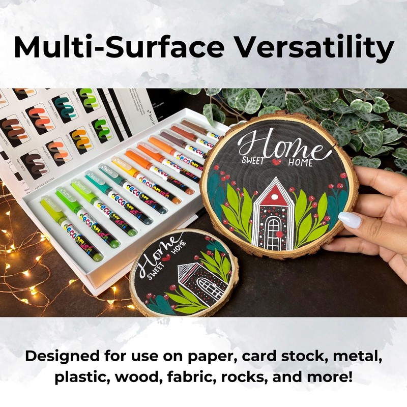 KARIN Pigment decobrush Nature Colors Collection, 29C3, 12 pieces (1