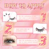 Ahrikiss Manga Lashes Wet Look Wispy Anime False Eyelashes 8