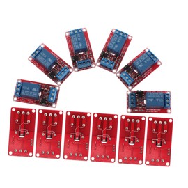 SHOWERORO 12pcs Optocoupler Isolated Relay Control Module for Circuit Control High Low Level Trigger Overheat Protection USB Compatibility Durable Power Relay Module