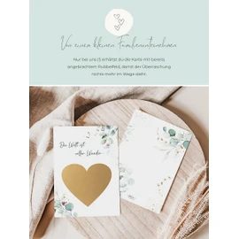 Joli Coon 10 Scratch Cards of Your Choice with Envelopes, Announce Your Pregnancy