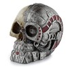 Puckator Steampunk Style Skull Half Robot Head - Home Decoration