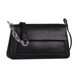 TOM TAILOR Denim Women's Anne Flap Bag, black, 004086