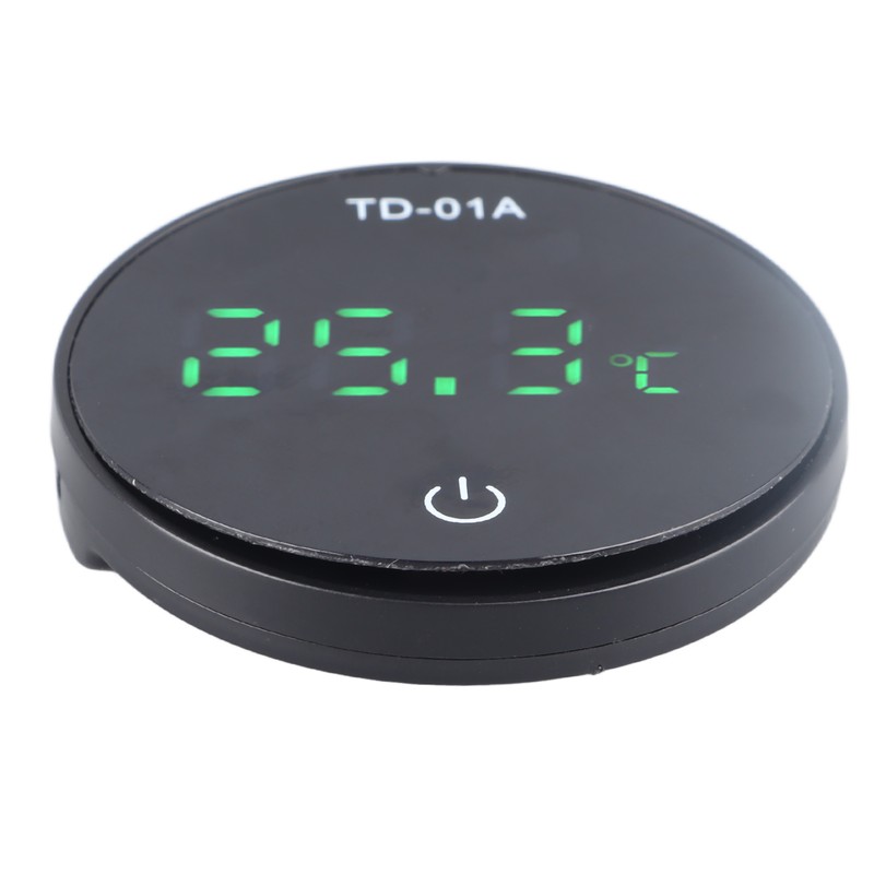 Aquarium Digital Thermometer Accurate LED Display Touch Screen USB Rechargeable