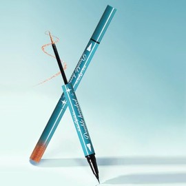 Double-Headed Liquid Sparkling Eyeshadow Eyeliner Pen for Women, Ultra - Fine Tip Glitter Shimmer Liner Shadow for Eye Makeup, High-Pigment Highlighter Brightener Stick,Waterproof Quick - Drying (2#)