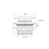 High Quality Click Clack Drain Fitting Brass for Bathtub and
