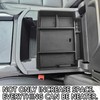 HGWEI Power Sliding Center Console Organizer Compatible with 2021-2026 GMC