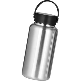 HUIOP - Botella de agua deportiva de acero inoxidable de 1050 ml, a prueba de fugas, para fitness, correr, yoga, senderismo